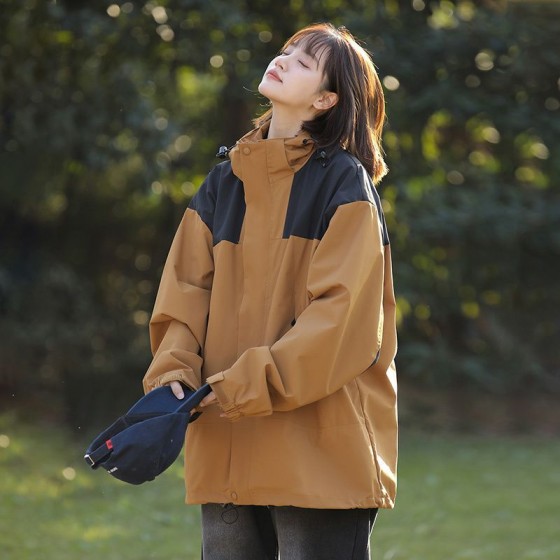 2025 New Style Hooded Windbreaker Coat