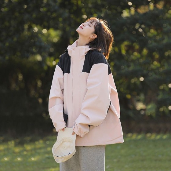 2025 New Style Hooded Windbreaker Coat