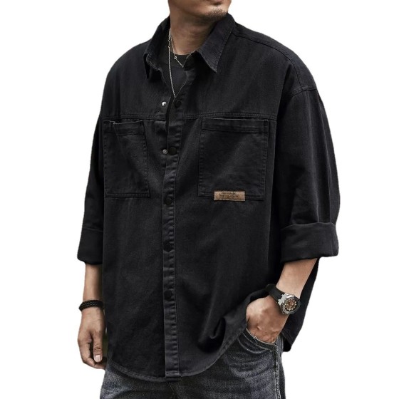 Autumn Men's Loose Workwear Jacket
